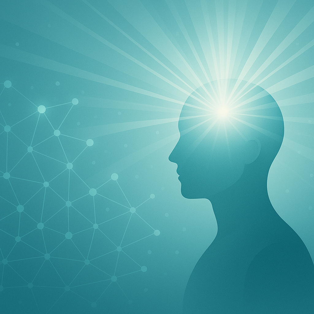 Banner image depicting AI empowering mental health insights